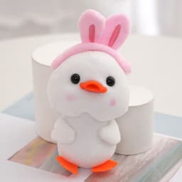 image-Duck Doll Small Size Children Doll Cute Girl Schoolbag Bag Charm