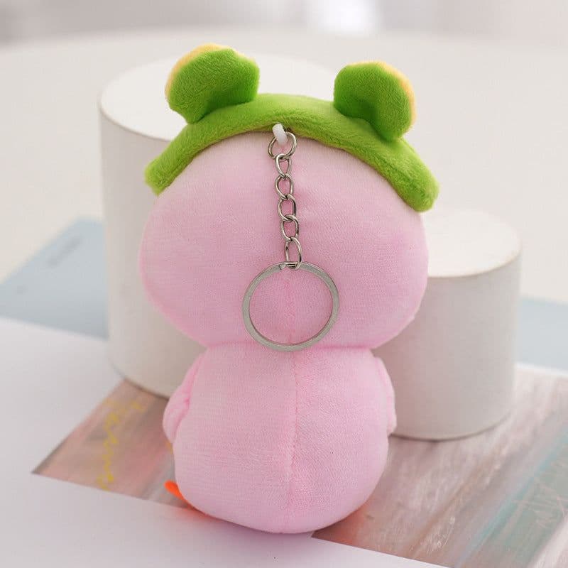 image-Duck Doll Small Size Children Doll Cute Girl Schoolbag Bag Charm