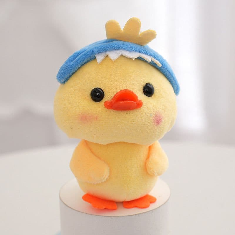 image-Duck Doll Small Size Children Doll Cute Girl Schoolbag Bag Charm