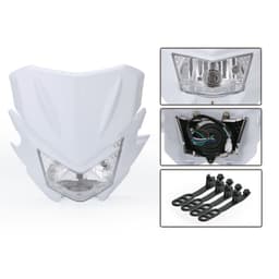 image-SPEEDPARK Universal Motorcycle Headlight Headlamp Fairing For Dirt Bike