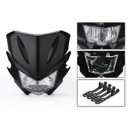 image-SPEEDPARK Universal Motorcycle Headlight Headlamp Fairing For Dirt Bike