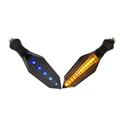 image-Motorcycle Two-Color LED Flowing Water Arrow Turn Signal