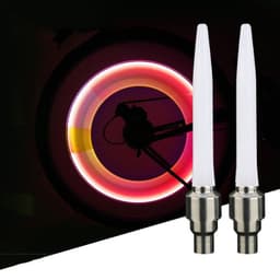 image-Night Vision Electric Car Hot Wheels Pattern Bicycle Light Battery Car Bicycle Flashing Wildfire Tire Valve Light