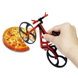 image-Color Boxed Stainless Steel Bicycle Pizza Cutter, Pizza Cutter, Cake Wheel, Fruit Cutter, Baking Tools