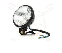 image-Retro Car Light Yellow Glass Retro Headlight Far And Near Fog Light