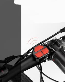 image-Bicycle Tail Light Intelligent Wireless Remote Control Turn Signal Warning Light
