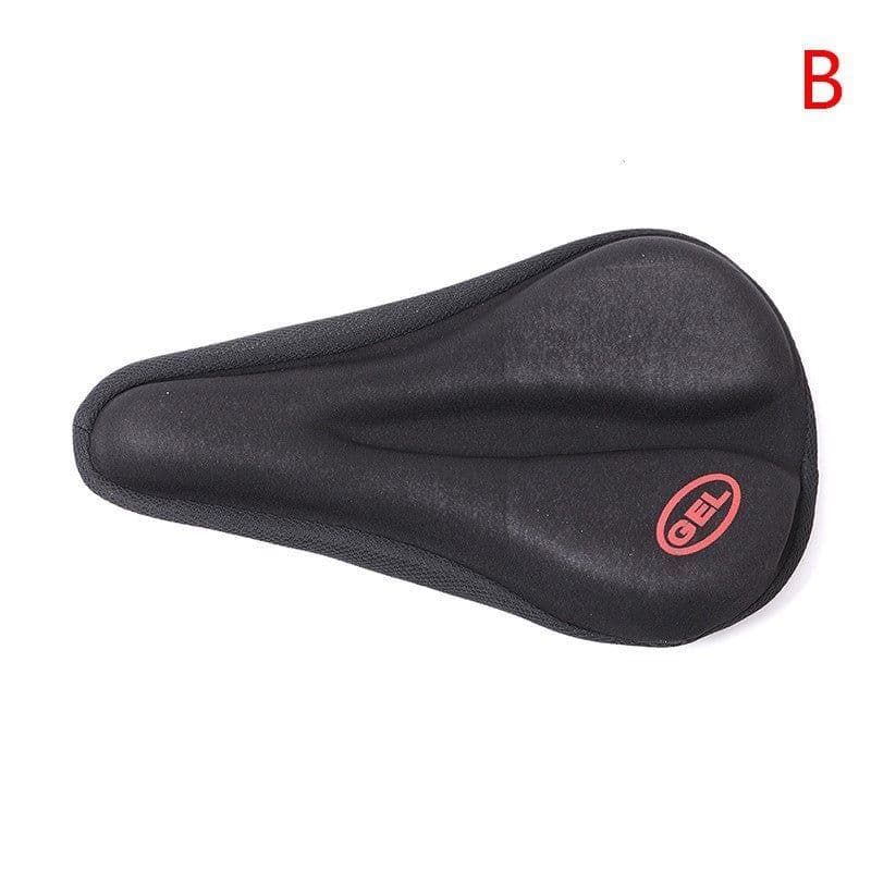 image-Mountain Bike Seat Cushion Thickened Seat Cover Comfortable Saddle Bicycle Equipment Riding Accessories Supplies