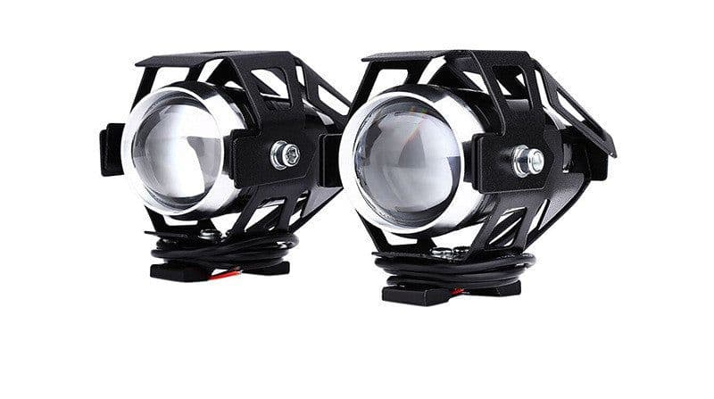image-Waterproof LED Motorcycle Headlights Auxiliary Lamp Spotlight High Power U5 12V