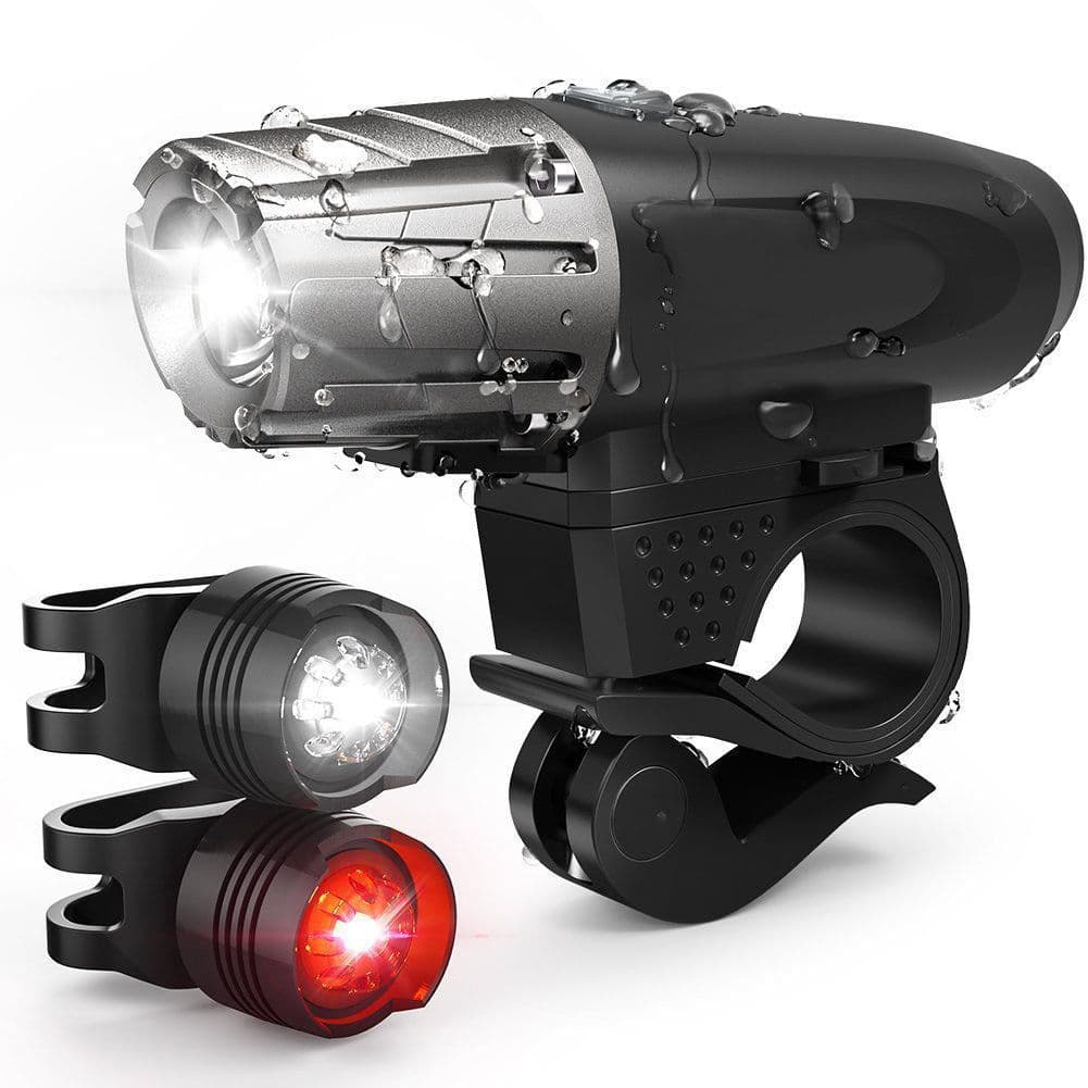 image-Bicycle Usb Headlights Mountain Bike Equipped With Strong Light Rechargeable Bicycle Taillights