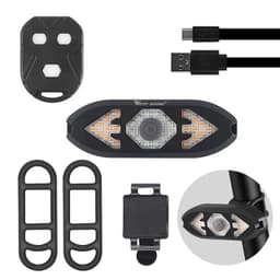 image-Smart Remote Control Turn Signal Rechargeable Tail Light Night Mountain Bike With Horn Warning Light