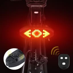 image-Smart Remote Control Turn Signal Rechargeable Tail Light Night Mountain Bike With Horn Warning Light