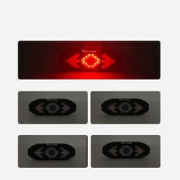 image-Smart Remote Control Turn Signal Rechargeable Tail Light Night Mountain Bike With Horn Warning Light