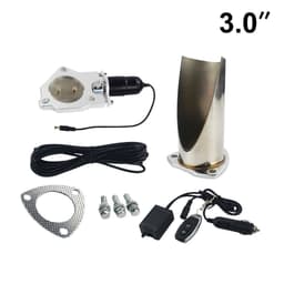 image-Modified Tail Throat Of Automobile Exhaust Pipe Can Be Remote Controlled Half Set Of Controller