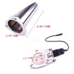 image-Modified Tail Throat Of Automobile Exhaust Pipe Can Be Remote Controlled Half Set Of Controller