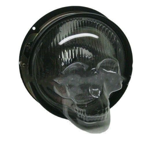 image-Skull Headlight Covers Decorative Protective Head Light Cover For Car Truck Motorcycle Universal Headlight Cover