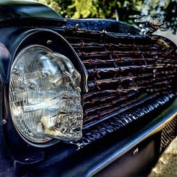 image-Skull Headlight Covers Decorative Protective Head Light Cover For Car Truck Motorcycle Universal Headlight Cover