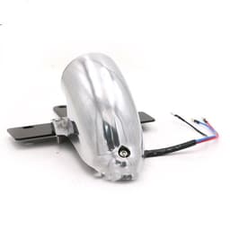 image-Motorcycle Modified Aluminum Alloy Polished Electroplating Lucas Taillight Brake Light