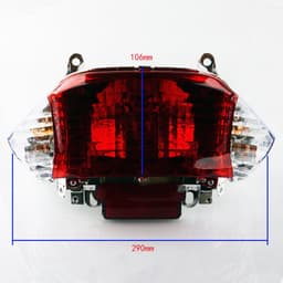 image-Motorcycle Guangyang 50 Tail Light Kobayashi Hai 50 Tail Light Xiao Guanyang 50 Light Rear Turn Signal Tail Light