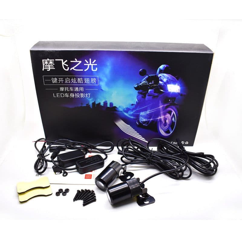 image-Welcome Lamp Wings Projection Lamp Decorative Lantern Accessories