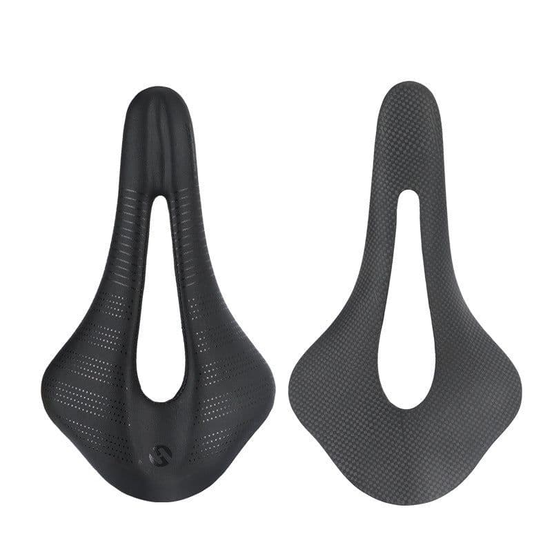 image-Mountain Road Bike Carbon Fiber Cycling Seat Saddle Full Carbon Fiber Bicycle Seat Ultralight Carbon Bow