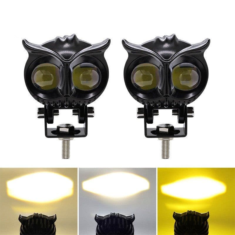 image-Motorcycle Owl Lens Two Color Spotlight