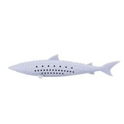 image-Cat Chewing Shark Funny Cat Stick Mint Clean Teeth Molar Stick Silicone Fish Toy