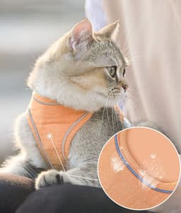 image-Cat Traction Rope Home Vest-Style Chest Harness Cute Anti-Stroke Cat Walking Rope