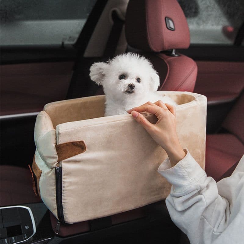 image-Car Safety Cat Dog Bed Travel Central Control Pet Seat Transport Dog Carrier
