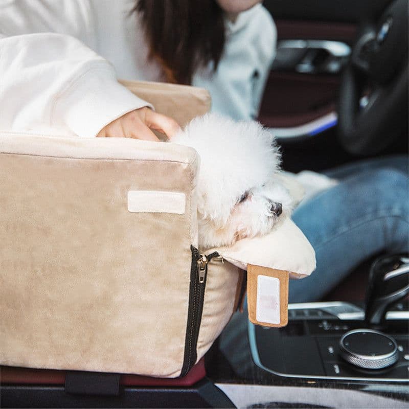 image-Car Safety Cat Dog Bed Travel Central Control Pet Seat Transport Dog Carrier