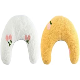 image-Little Pillow For Cats Fashion Neck Protector Deep Sleep Puppy U-Shaped Pillow Pets Pillow Kitten Headrest Dog Sleeping Pillow Pet Products