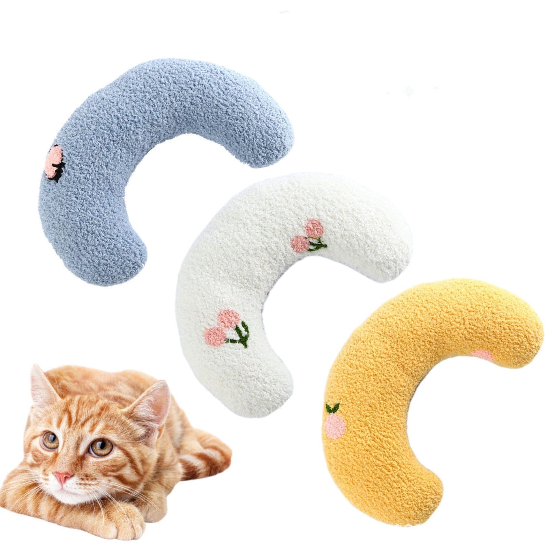 image-Little Pillow For Cats Fashion Neck Protector Deep Sleep Puppy U-Shaped Pillow Pets Pillow Kitten Headrest Dog Sleeping Pillow Pet Products