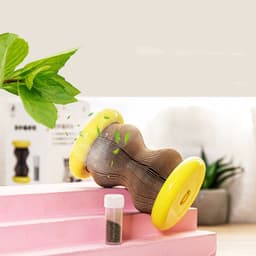 image-Pet Toy Magic Organ Corrugated Paper Wheel Cat Scratching Board Powder