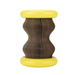 image-Pet Toy Magic Organ Corrugated Paper Wheel Cat Scratching Board Powder