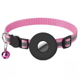 image-Airtag Pet Collar With Bell Reflective Adjustable Anti-lost Cat Dog Collar