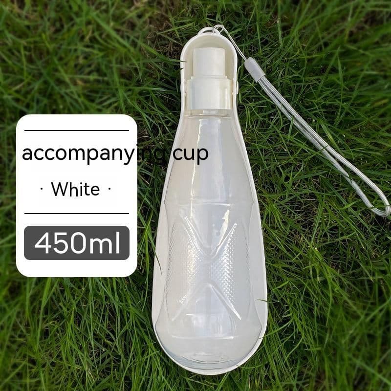 image-Pet Water Cup Outdoor Portable Folding Dog Water Bottle 550ml Large Capacity Medium To Large Dog Drinking Bottle