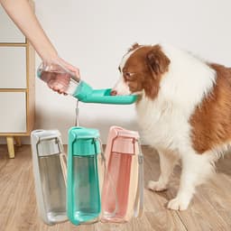 image-Pet Water Cup Outdoor Portable Folding Dog Water Bottle 550ml Large Capacity Medium To Large Dog Drinking Bottle