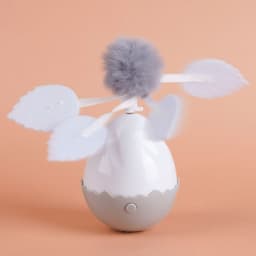 image-Electric Cat Teasing Ball Cute Pet Electric Tumbler Ball Toy Cat Self-Hi Relieving Stuffy Toy Smart Cat Toy