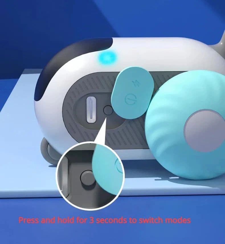 image-Remote Control Interactive Cat Car Toy USB Charging Chasing Automatic Self-moving Remote Smart Control Car Interactive Cat Toy Pet Products