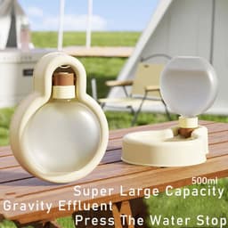 image-500ml Portable Cat Dog Water Bottle Sealed Travel Puppy Cats Fold Drinking Bowl Outdoor Pet Water Dispenser Pet Products
