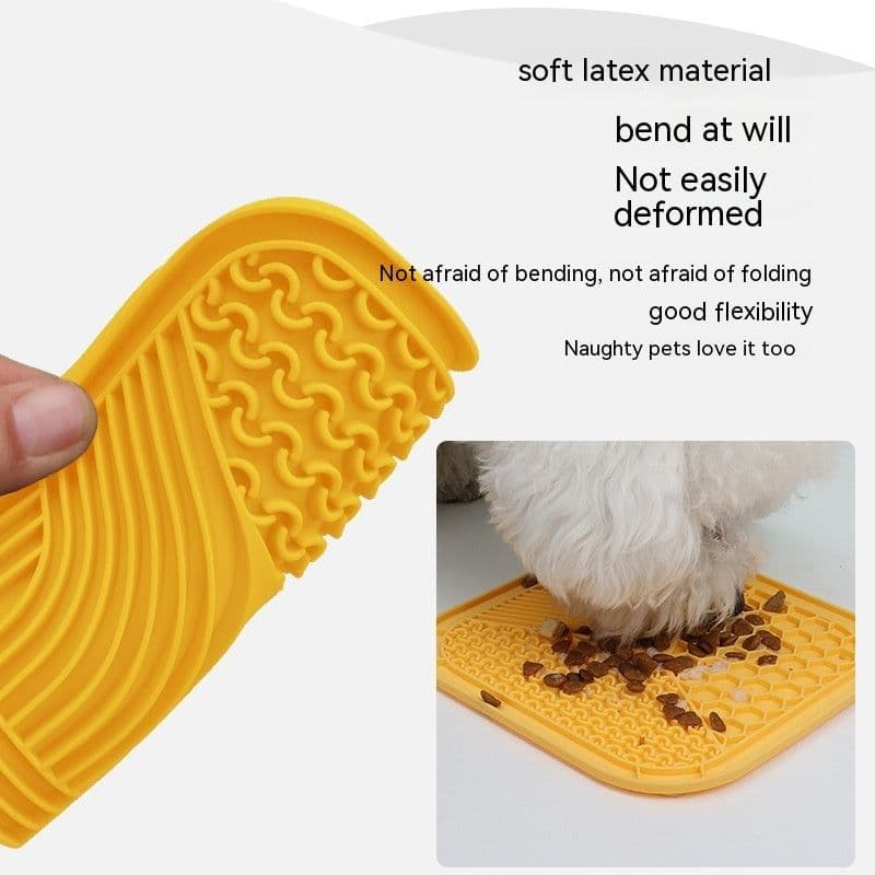 image-Anti-choke Slow Feeding Bowl Dog Licking Pad Pet Supplies