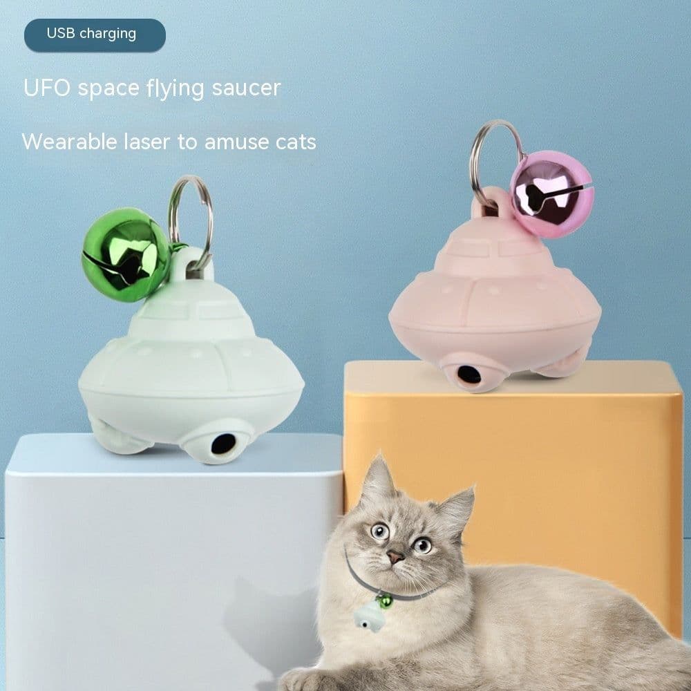 image-Cat Self-Hi Toy Flying Saucer USB Charging With Bell