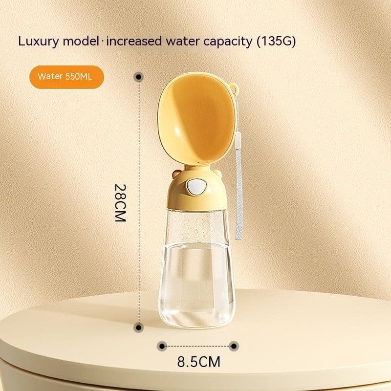 image-Portable Dog Water Bottle Food And Water Container For Pet Pets Feeder Bowl Outdoor Travel Drinking Bowls Water Dispenser