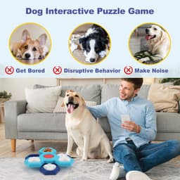 image-4 Layers Slow Feeder Puzzle Dog Bowls Assemble Slow Eating Bowl For Dogs Non-slip Interactive Dog Puzzle Game Slow Bowl Pet Products