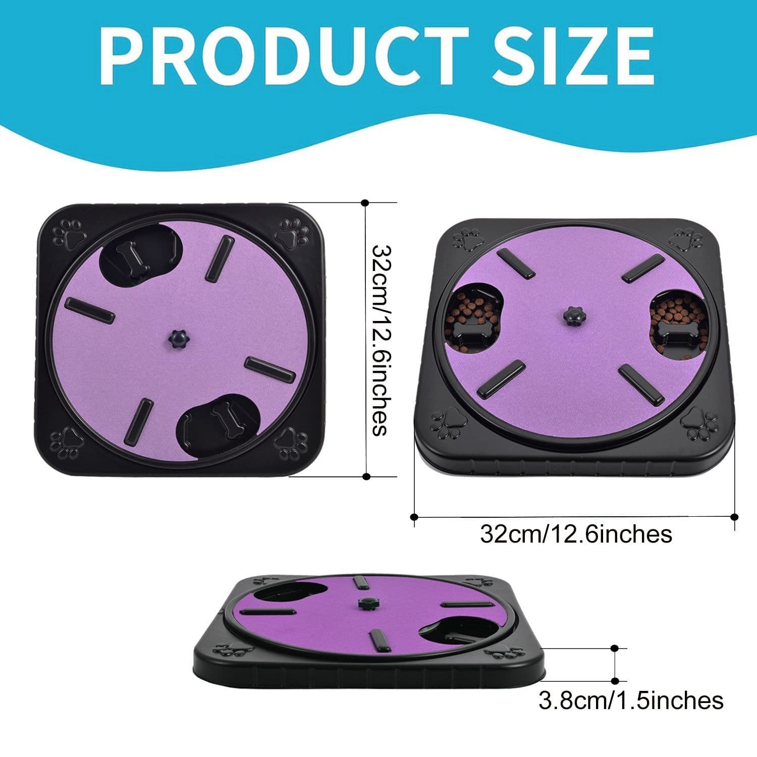 image-Cat Dog Scratch Board For 360 Rotating Pets Claw Trimmer Scratcher Dog Nails Trimmer Scratch Board With Treats Pet Products