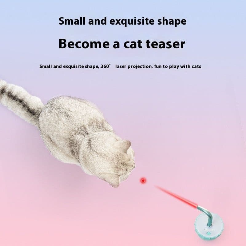 image-Cat Umbrella Laser Toy Interactive Kitten Automatic Pet Toy Smart Game Active For Pets Electric Intelligent USB Charging