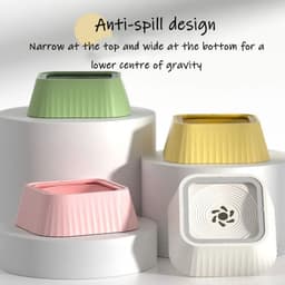 image-Pets Dog Cat Bowl Floating Bowl Water Drinker Not Wet Mouth Splash Water Portable Dog Bowl Not Sprinkler Pet Drinking Bowl Cup Pet Products