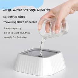 image-Pets Dog Cat Bowl Floating Bowl Water Drinker Not Wet Mouth Splash Water Portable Dog Bowl Not Sprinkler Pet Drinking Bowl Cup Pet Products