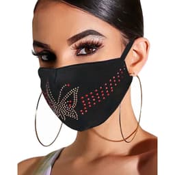 image-Spring and Summer New Hot Rhinestone Jewelry Masks