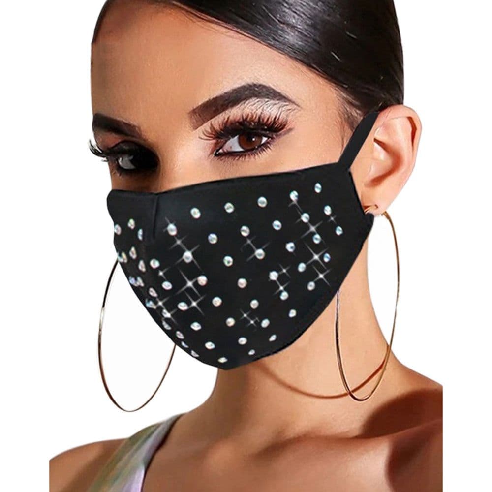 image-Spring and Summer New Hot Rhinestone Jewelry Masks