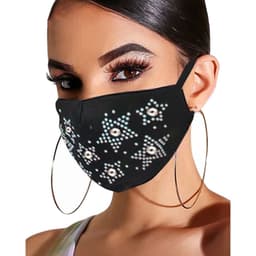 image-Spring and Summer New Hot Rhinestone Jewelry Masks